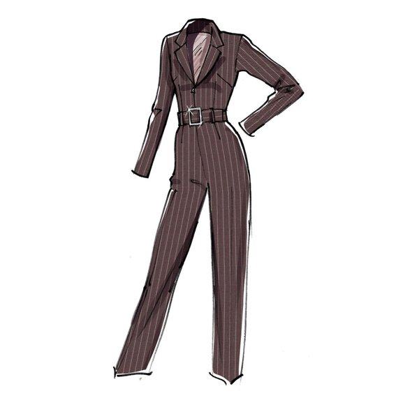 McCalls Sewing Pattern M8153 Misses Romper & Jumpsuits Size 6-14 - Picture 5 of 6